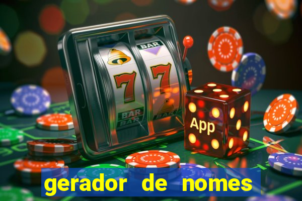 gerador de nomes para jogos